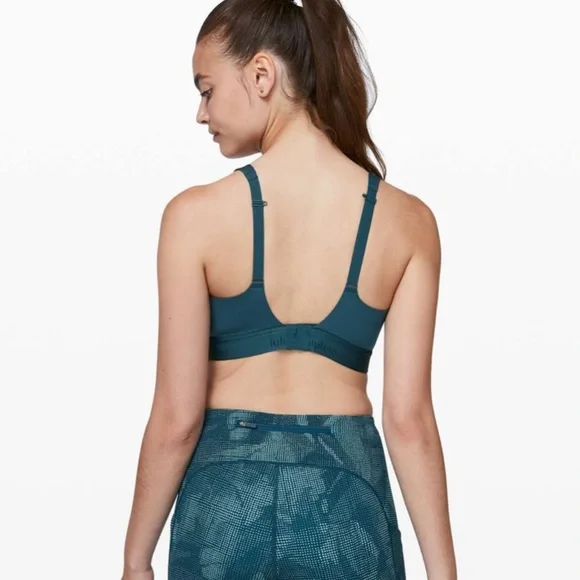 Lululemon Fine Form Marshmallow Bra Bermuda Teal (Size 36E)